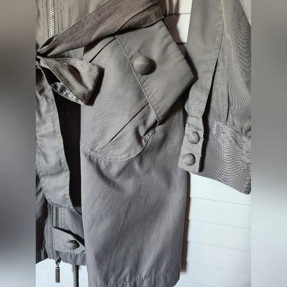 Vertigo Paris Gray Trench Coat